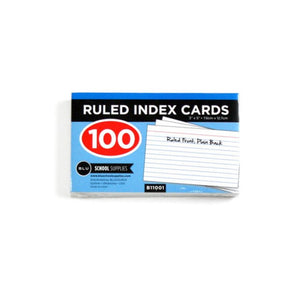 3" x 5" Index Cards